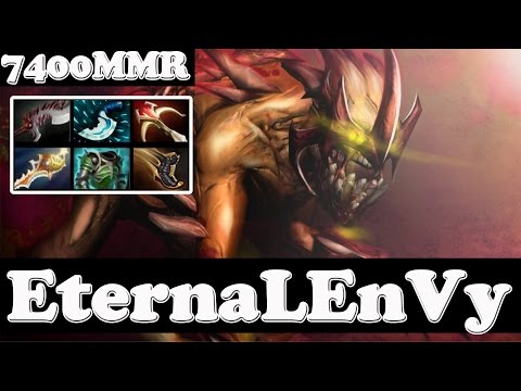 Dota 2 - Patch 6.87 EternaLEnVy 7400 MMR Plays Lifestealer - Ranked Match Gameplay