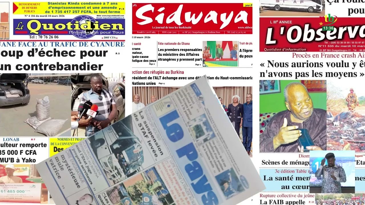 La saisie de pagnes contrefaits & l’ouverture du procès du crash Air Algérie en France à la Une