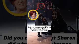 Did you notice what Sharon did when Ozzy Osbourne tried to stand up?#shorts #celebrity #ozzyosbourne