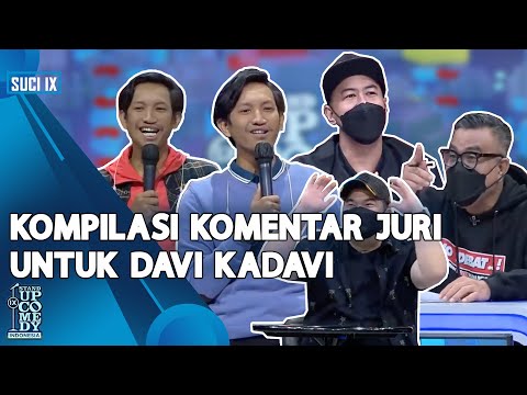 [KOMPILASI] Komentar Juri untuk Davi: Joke Gak Jelek, tapi Penulisan Belom Rapi - SUCI IX