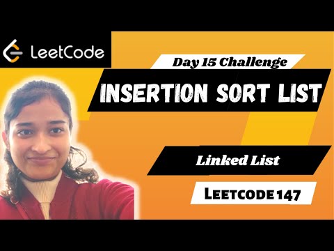 Insertion Sort List 🔥| Leetcode 147 | Linked List