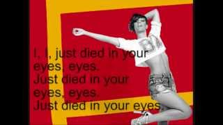 The Saturdays - Died In Your Eyes (with lyrics)