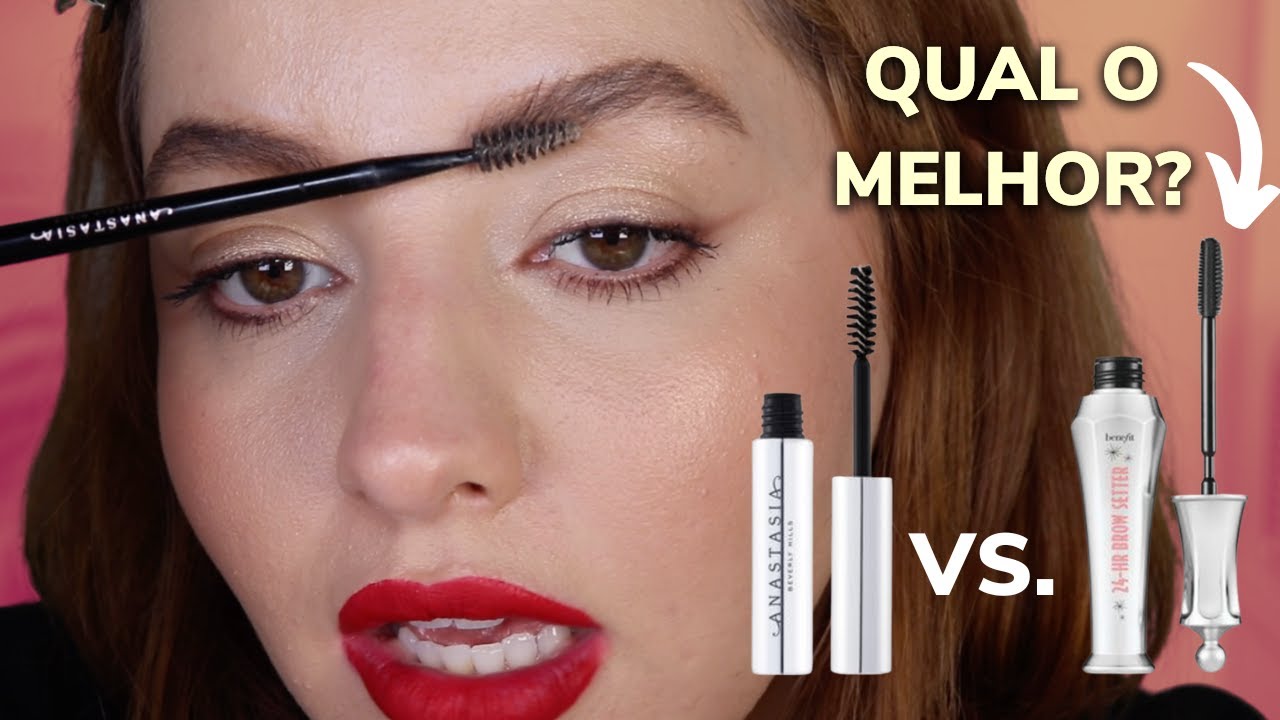 COMPARANDO GEL DE SOBRANCELHA: ANASTASIA X BENEFIT | CAROL RODRIGUES