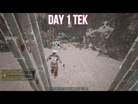 Claiming The Best Cave On Day 1 ARK