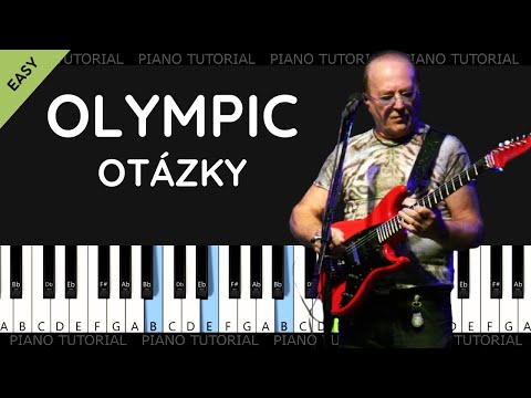 Olympic - Otázky (piano tutorial | klavír | akordy | noty | české písničky)