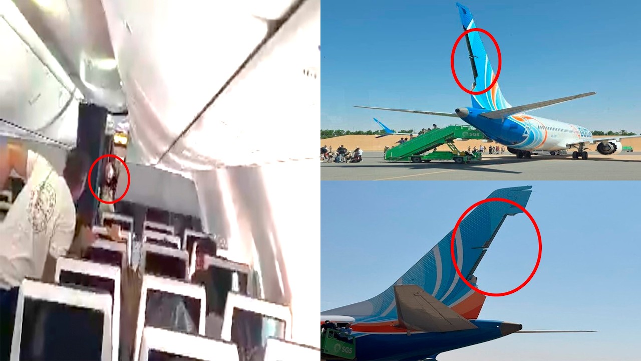 ASÍ FUE EL DRAMÁTICO INCIDENTE DEL VUELO DE FLYDUBAI QUE CASI TERMINA EN TRAGEDIA