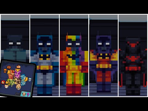 All Suit Locations! | Minecraft Batman DLC