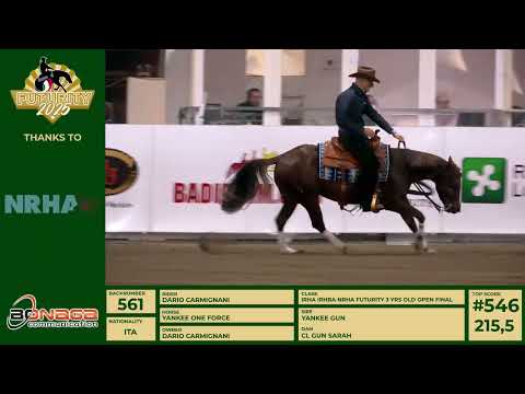 Futurity 2025 - DARIO CARMIGNANI & YANKEE ONE FORCE score 218