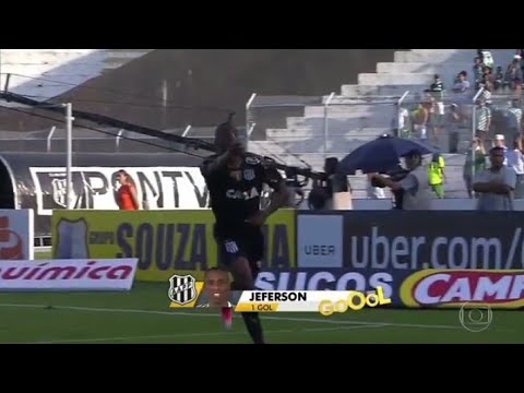 Gol e Hino da Ponte Preta - Globo SP