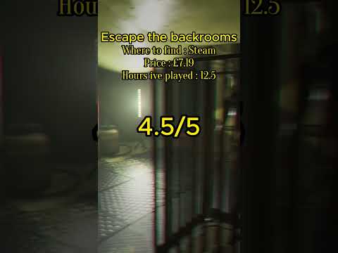 Ranking All The Backrooms Games I've Played...