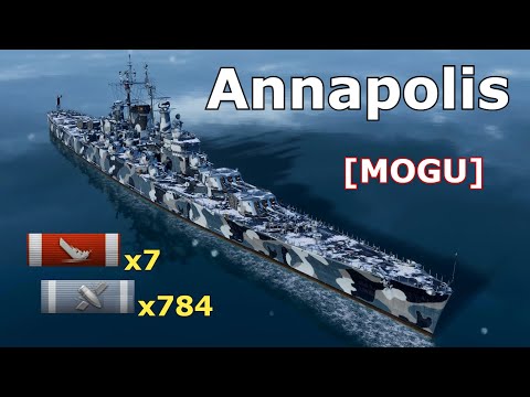 World of WarShips Annapolis - 7 Kills 451K Damage