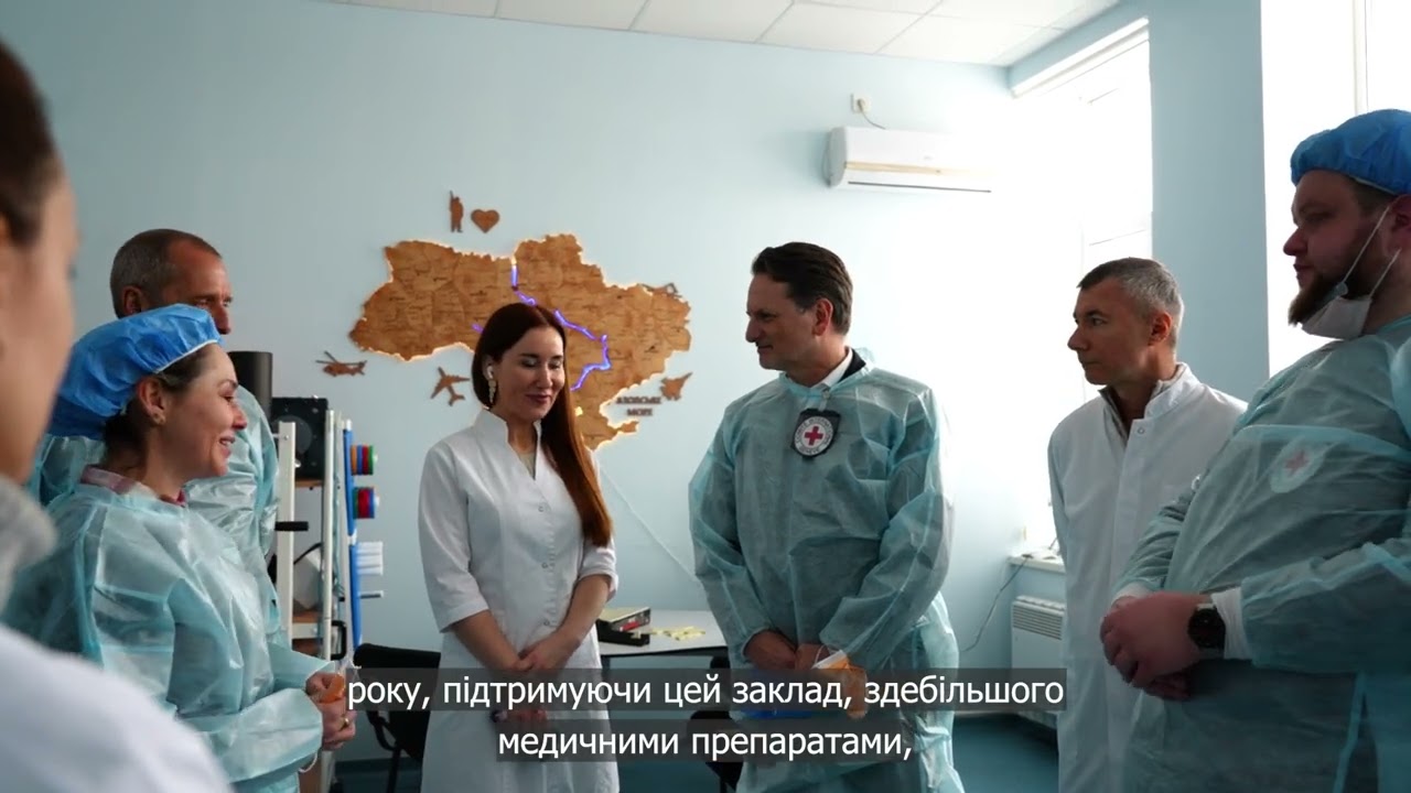 Генеральний директор П’єр Крехенбюль відвідав опікове відділення медичного центру м. Києва