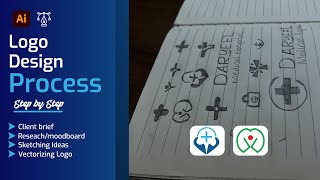 How I design a Logo for client | Baro Qaabka u Abuuro Logo Saameyn leh From Idea, Sketch, Final Logo