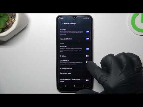 How to Add/Remove Photo Location Tag on SAMSUNG Galaxy A25?