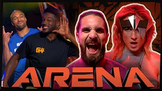 WWE x G4 Arena Episode 2: Leonard Floyd &amp; Seth Freakin Rollins vs. Austin Ekeler &amp; Becky Lynch