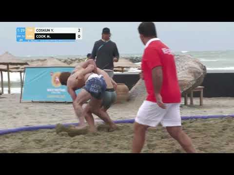 Round 1 Men's BW - 70 kg: Y. COSKUN (TUR) v. M. COOK (USA)