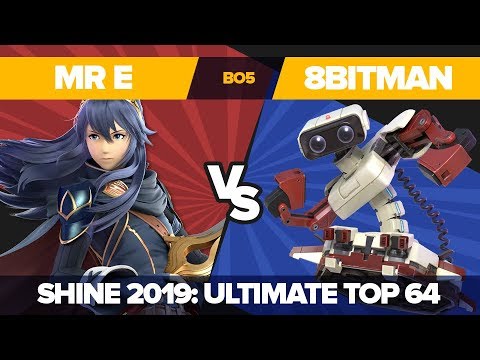 Mr E vs 8BitMan - Losers' Round 2: Ultimate Singles - Shine 2019 | Lucina vs R.O.B