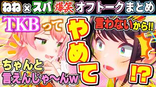 【まとめ】オフコラボ中に1度だけ放ったスバルのTKB発言を逃さないねねちが面白すぎたw【ホロライブ切り抜き/桃鈴ねね/大空スバル】