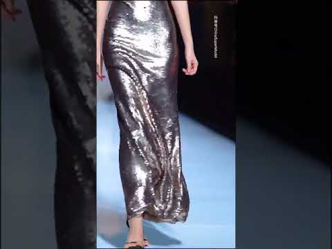 Shimmery shiny liquid dress. (not satin related.)