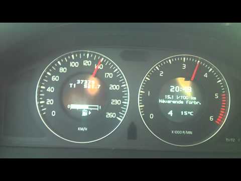 Volvo v70 1.6 DRIVe 2010 110hp 240nm 0-100 0-170 acceleration