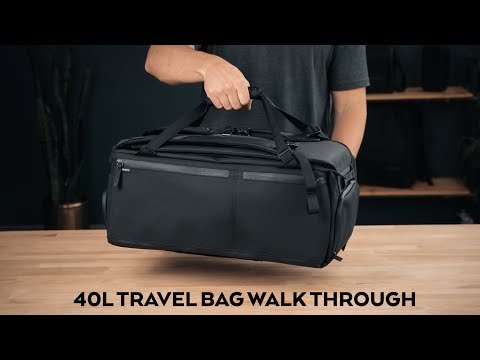 The NOMATIC 40L Travel Bag WALK THROUGH - How to Use it!