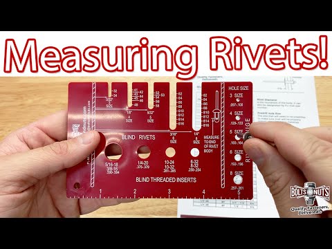 How To Measure Rivets & Rivet Nuts Using a Rivet Gauge Tool