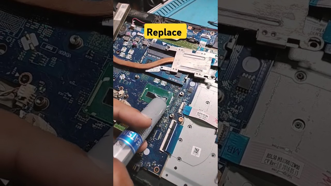 How to Replace Laptop CPU Processor Chip Thermal Paste Properly#macnitesh#virulshorts#2024short