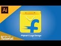 Flipkart Logo Design Illustrator Tutorial