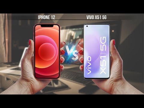 iPhone 12 Vs Vivo X51 5G || Design, Details Comparison