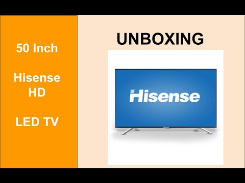 Unboxing Hisense LED50D36 - 50 Inch HD LED Televison - Product Review TV