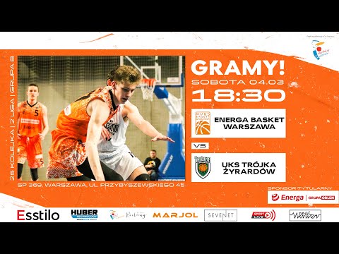 Energa Basket Warszawa - UKS Trójka Żyrardów (2 LM, Grupa B, 25 Kolejka, Sezon 2022/2023)