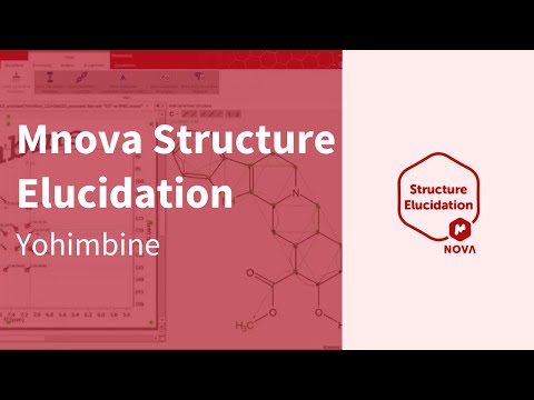 Mnova Structure Elucidation - Yohimbine
