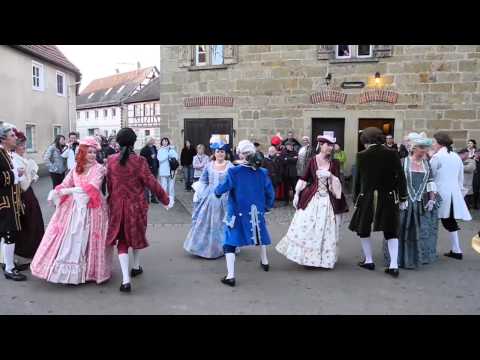 Rokoko-Tanz - Auftritt der historischen Tanzgruppe „Les Cotillons"