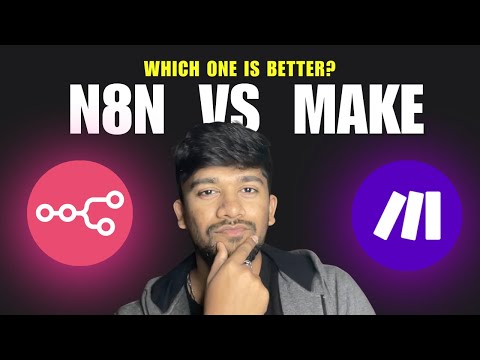 Thumbnail for N8N vs Make : Build AI Agents in 2025