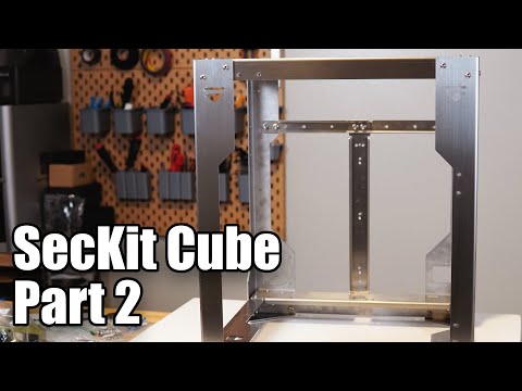 SecKit Cube CoreXY 3d Printer Build Part 2: Pulleys And Z-Axis
