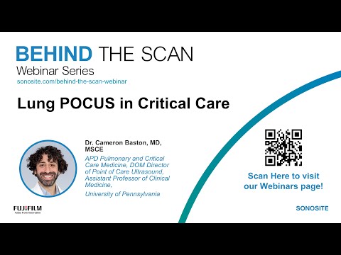 Behind the Scan Webinar: Lung POCUS in Critical Care