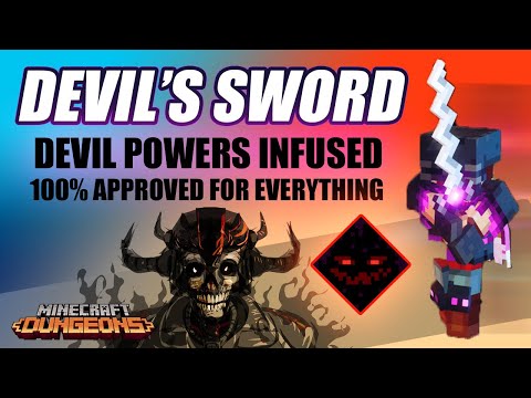 "DEVIL'S SWORD" - GOD-Like TRUTHSEEKER Melee Build for EVERYTHING! | Minecraft Dungeons