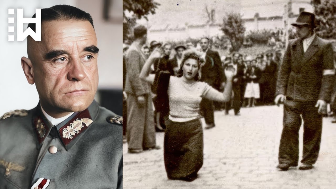 Ruthless beating & death of Nazi general who burned 800 women,children & elderly alive- Walter Heitz