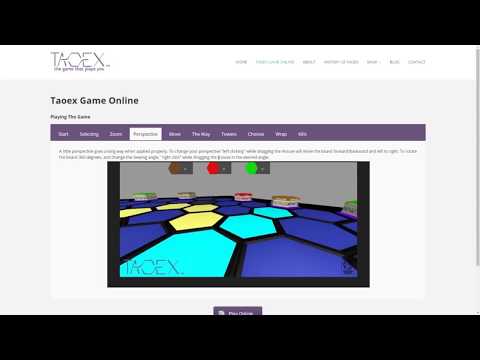 TAOEX Tutorial Using Online Game for Demo