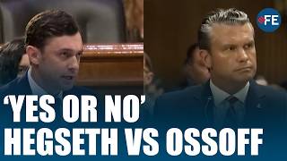Jon Ossoff GRILLS Pete Hegseth | Defence Secretary Gets ANGRY! Trump’s Iran War Claim FUMED!