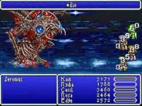Final Fantasy IV Advance Final Boss Zeromus