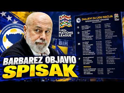 Barbarez objavio spisak za LIGU NACIJA! - OVO SU IZNENAĐENJA!?