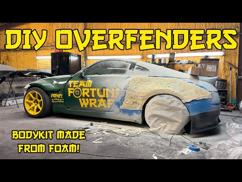 Custom DIY Bodykit/ overfenders made from foam
