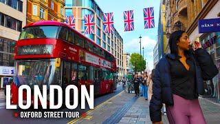 London Walking Tour 4K – Marble Arch to Tottenham Ct Rd