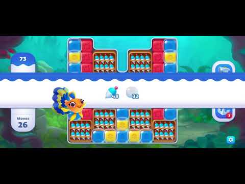 FISHDOM BLAST LEVEL 73 ~ No boosters