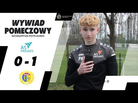 Piotr Kurek po meczu ligowym AS PROGRES - MKS KRAKUS | Progres TV