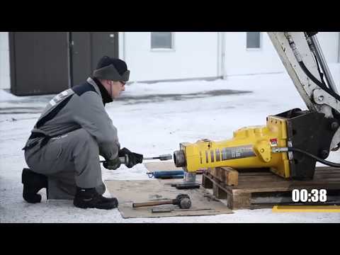 Epiroc SB breakers: minimize service, minimize total cost of ownership