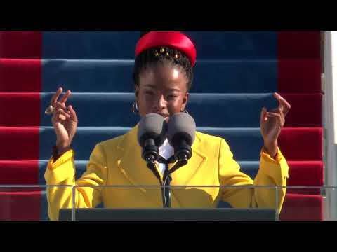 Amanda Gorman, 22, stal showen under Joe Bidens installation