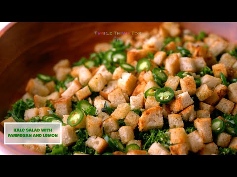 Kale Salad With Parmesan And Lemon Recipe | Salad Recipe | Salad for weight loss | Kale Benefits