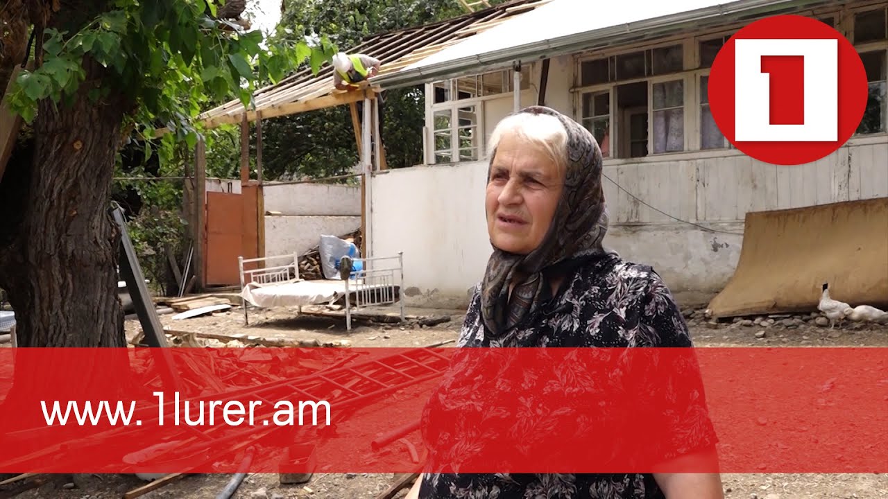 Թաղավարդում վերացվում են հրետակոծության հետևանքները